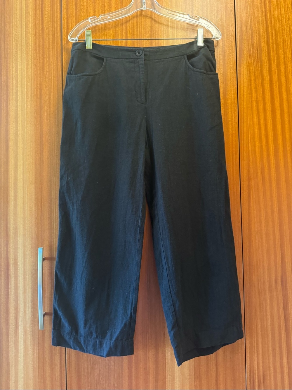 Eileen Fisher wide-leg linen pants